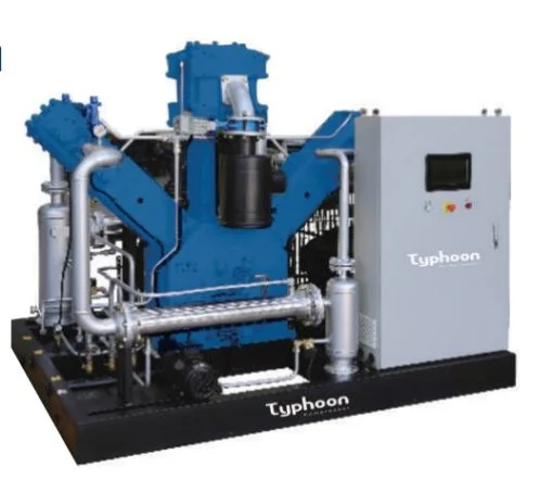 Máy nén khí cao áp không dầu thổi chai PET - TYPHOON - Ảnh 3