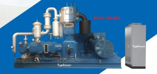 Máy nén khí cao áp không dầu thổi chai PET - TYPHOON