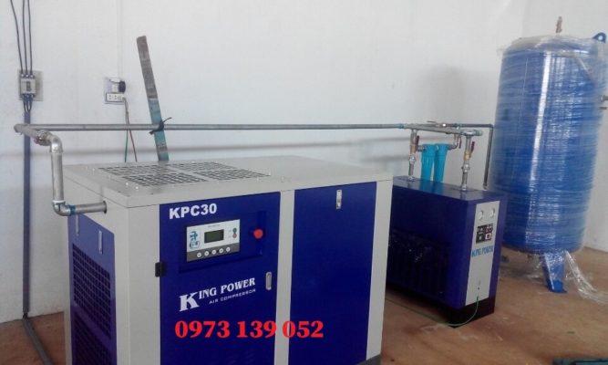 Máy nén khí trục vít King Power 1 Máy nén khí trcj vít King Power