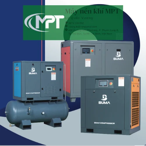 Máy nén khí trục vít Buma BMC-185 12 Máy nén khí trục vít Buma