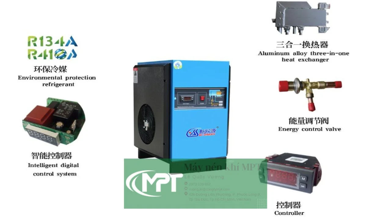 MÁY SẤY KHÍ NÉN BUMA TR-12 8 Ưu điểm vượt trội của máy sấy khí Buma công suất nhỏ